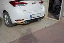 Toyota Auris 2012-2018 Difuzor bara spate (2016-2018, grund pentru vopsire) foto 4