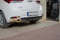Toyota Auris 2012-2018 Difuzor bara spate (2016-2018, grund pentru vopsire) foto 5