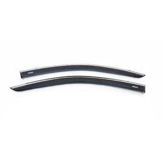 Deflectoare geamuri cu ornament cromat (2 buc, Niken) foto 1