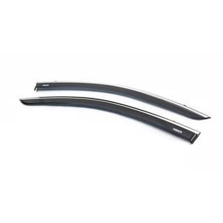 Deflectoare geamuri cu ornament cromat (2 buc, Niken) foto 2