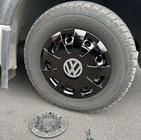 Volkswagen Crafter 2006-2016 Capace roti negre ABS (1 bucata, set 4) foto 1