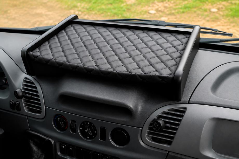 Mercedes Sprinter W901/902/903/904/905 1995–2006 Polita bord (2000-2006, Neagra cu cusatura neagra) CDI Image