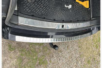 Skoda Octavia II A5 2010-2013 Protectie bara spate Carmos (SD/SW, inox) foto 2