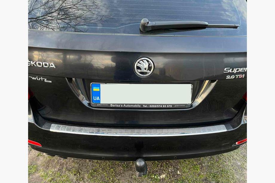Skoda Octavia II A5 2010-2013 Protectie bara spate Carmos (SD/SW, inox) Image