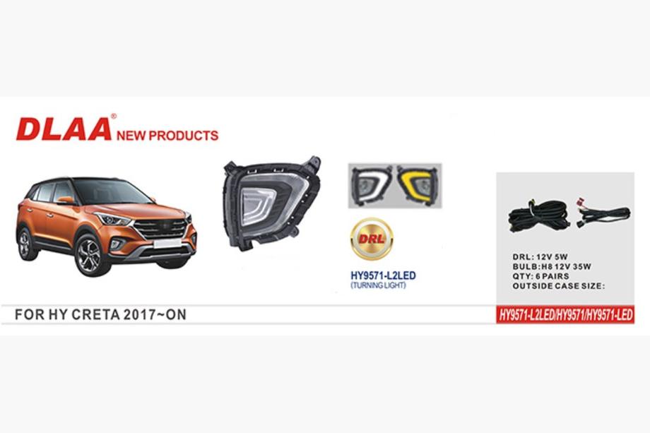 Hyundai Creta 2014-2020 Faruri Ceata LED Image