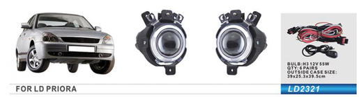 Lada Priora 2007-2018 Faruri ceata (2 buc, halogen) foto 1