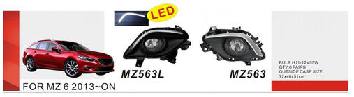 Mazda 6 2012-2024 Proiectoare ceata 2013-2015 (2 buc, halogen) foto 1
