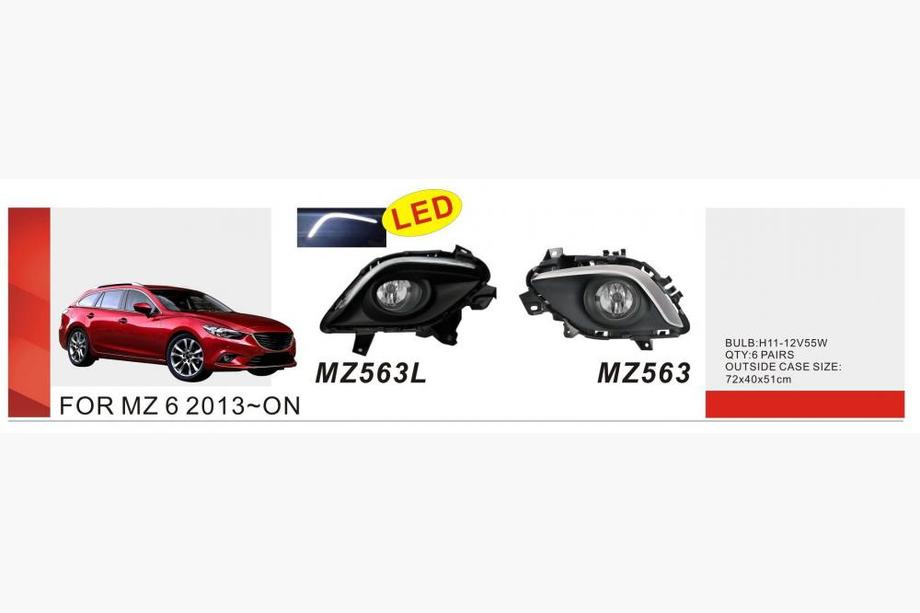 Mazda 6 2012-2024 Proiectoare ceata 2013-2015 (2 buc, halogen) Image