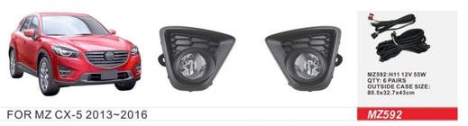 Mazda CX-5 2012-2017 Faruri ceata (2 buc, halogen) foto 1