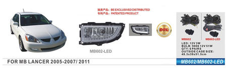 Mitsubishi Lancer 9 2004-2008 Proiectoare ceata LED (2 buc) foto 1