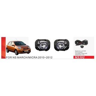 Proiectoare ceata 2010-2012 (2 buc, Halogen) Nissan Micra K13 2011-2016