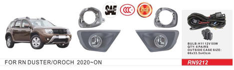 Renault Duster 2008–2017 Proiectoare ceata 2015-2018 (2 buc, halogen) foto 1
