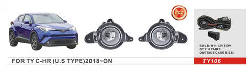 Toyota C-HR 2016-2023 Proiectoare ceata tip US (2 buc, halogen) foto 1