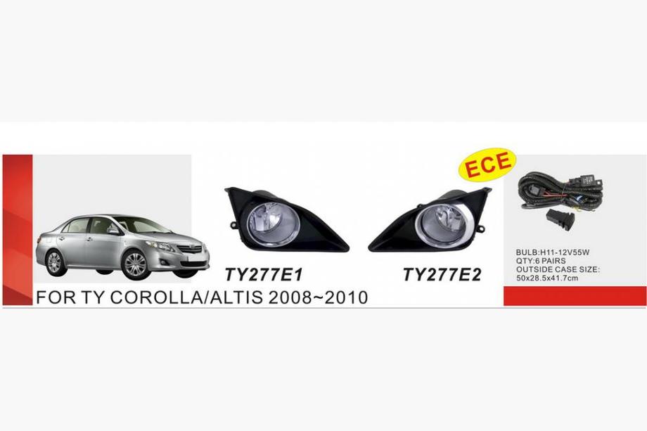 Toyota Corolla 2007-2013 Faruri ceata 2007-2010 (2 buc, halogen) Image