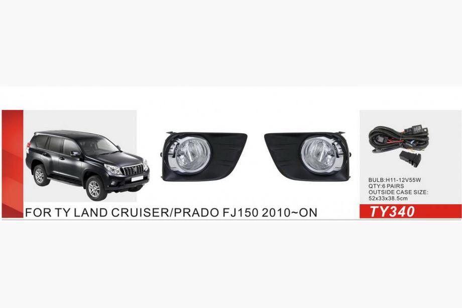 Toyota Land Cruiser Prado 150 2009-2023 Proiectoare Ceata 2010-2013 (2 buc, Halogen) Image