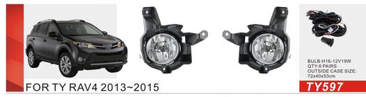 Toyota Rav 4 2013-2018 Proiectoare ceata 2013-2016 (2 buc, Halogen) foto 1
