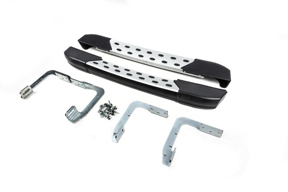Volkswagen Crafter 2006-2016 Praguri Laterale DOT-Line in spatele rotii (2 buc, Aluminiu) Extra Long Foto 2