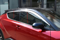 Toyota C-HR 2016-2023 Ornamente geamuri OmsaLine (4 buc, inox) foto 1