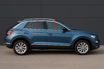 Volkswagen T-Roc 2017-2025 Ornamente geamuri inox (4 buc) foto 1