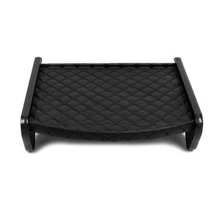 Polita pentru bord (Negru cu cusatura neagra) foto 4