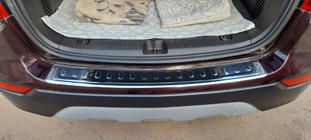 Buick Encore 2013-2019 Protectie bara spate V-1 Carmos inox foto 2
