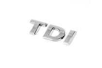 Volkswagen Passat B8 2015-2023 Emblema TDI (stil original) TD Crom, I Rosu foto 6