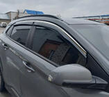 Hyundai Kona 2017-2023 Deflectoare geamuri cu ornament cromat (4 buc, Niken) foto 1