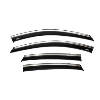 Deflectoare geamuri cu ornament cromat (4 buc, Niken) foto 3