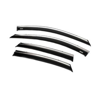 Deflectoare geamuri cu ornament cromat (4 buc, Niken) foto 4