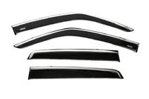 Nissan Juke 2010-2019 Deflectoare geamuri cu ornament cromat (4 buc, Niken) foto 1