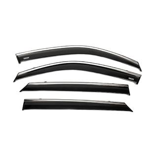 Deflectoare geamuri cu ornament cromat (4 buc, Niken) foto 4