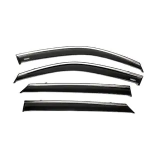 Deflectoare geamuri cu ornament cromat (4 buc, Niken) foto 4