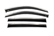 Toyota Highlander 2013-2019 Deflectoare geamuri cu ornament cromat (4 buc, Niken) foto 3