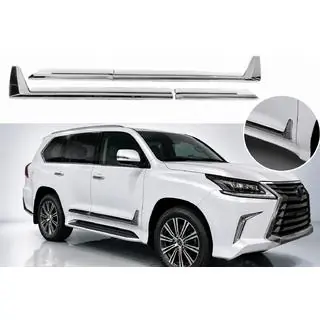 Molduri Usi F-Sport Alb+Crom (4 buc, ABS) foto 1
