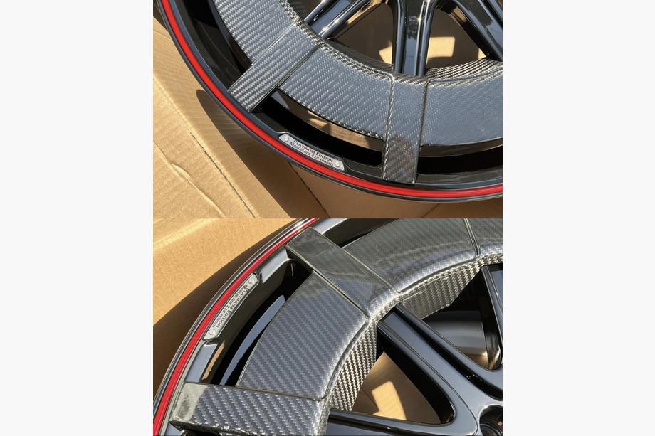 Mercedes G class W463 2018-2024 Jante forjate din aluminiu si carbon G900 (R24, set 4 buc) Foto 16