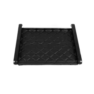 Polita pentru bord (Negru cu cusatura neagra) foto 4