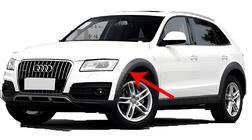 Audi Q5 2008-2017 Aparatori noroi Premium (set 4 buc, cu extensii late aripi) foto 3