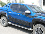 Mitsubishi L200 2015-2024 Molduri usi EuroCap (6 buc, ABS) foto 8