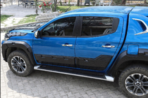 Fiat Fullback 2016- Molduri usi EuroCap (6 buc, ABS) foto 3
