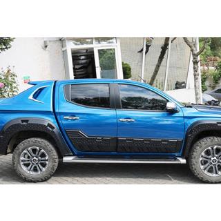 Molduri usi EuroCap (6 buc, ABS) Fiat Fullback 2016- foto 1