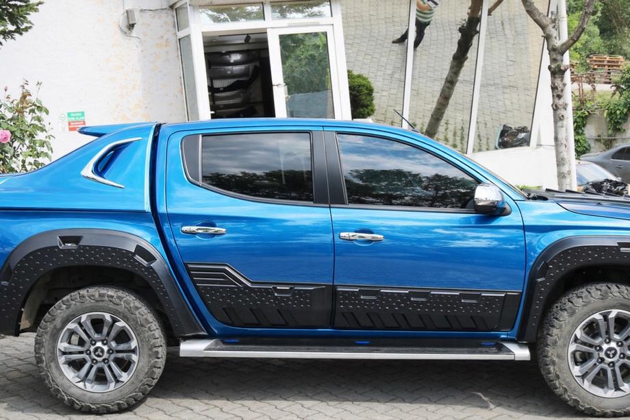 Fiat Fullback 2016- Molduri usi EuroCap (6 buc, ABS) Image