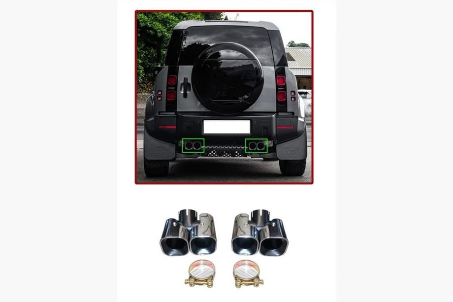 Land Rover Defender 2019- Ornamente toba esapament (2 buc) Image