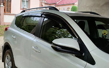 Toyota Rav 4 2013-2018 Deflectoare geamuri cu ornament cromat (4 buc, Niken) foto 4