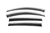 Toyota Rav 4 2013-2018 Deflectoare geamuri cu ornament cromat (4 buc, Niken) foto 1