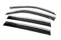 Lexus LX570/450d 2008-2022 Deflectoare geamuri cu ornament cromat (4 buc, Niken) foto 5