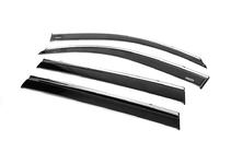 Toyota Highlander 2008-2013 Deflectoare geamuri cu ornament cromat (4 buc, Niken) foto 8