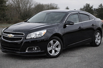 Chevrolet Malibu 2011-2018 Deflectoare geamuri cu ornament cromat (4 buc, Niken) foto 1