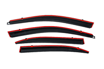 Chevrolet Malibu 2011-2018 Deflectoare geamuri cu ornament cromat (4 buc, Niken) foto 5