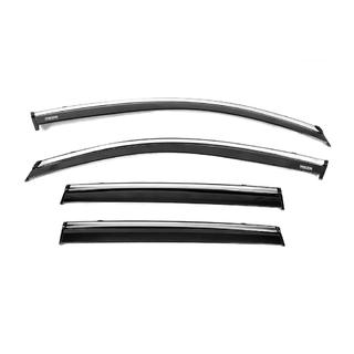 Deflectoare geamuri cu ornament cromat (4 buc, Niken) foto 4