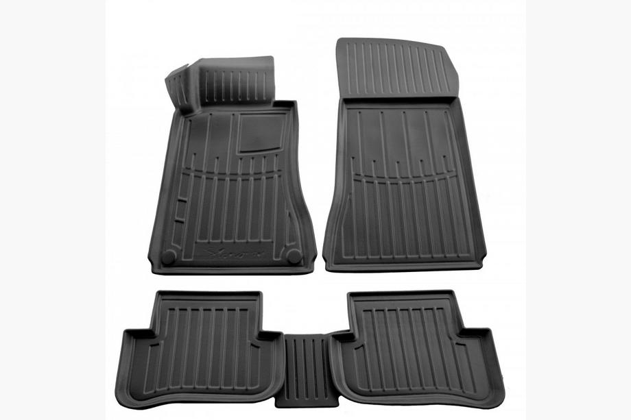 Mercedes C-class W203 2000-2007 Covorase auto cauciuc Stingray 3D (5 buc, poliuretan) Image